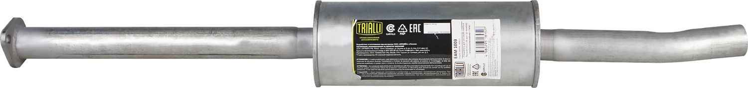 Глушитель (средняя часть) Trialli. Артикул EAM 1003