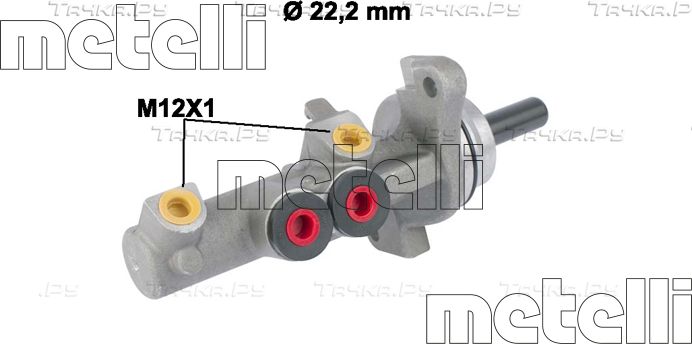Тормозной цилиндр главный Metelli для Volkswagen Jetta V 2005-2010. Артикул 05-0833