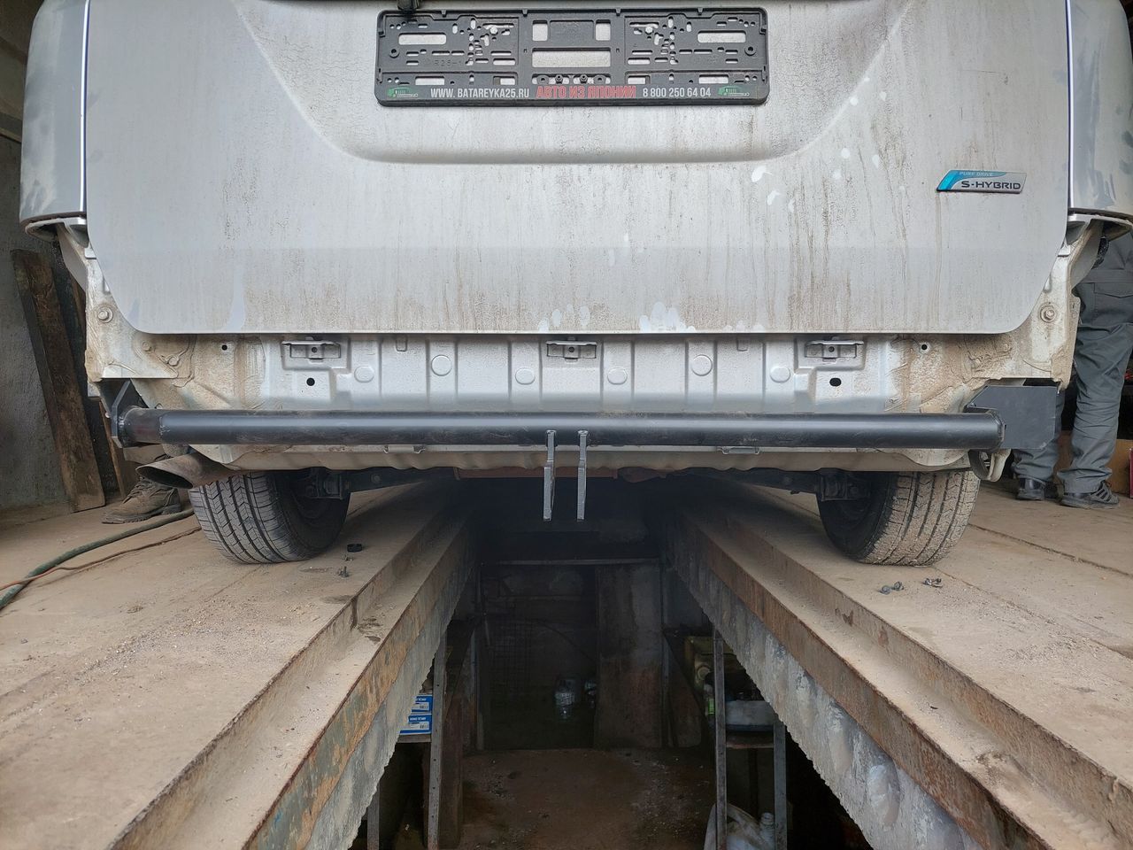 Фаркоп Halty для Nissan Serena C27 (стандартная комплектация, ГИБРИД, Highway Star (в т. Ч. Highway Star с парктрониками) 2017-2026. Артикул NRSer16-A (H.N32.A)