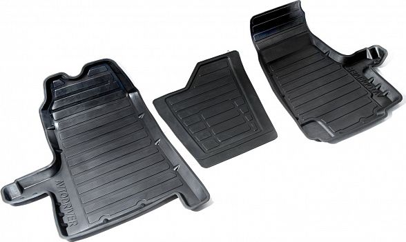 Коврики резиновые Avtodriver для салона Ford Transit V 2 передних 2006-2013. Артикул ADRAVG138