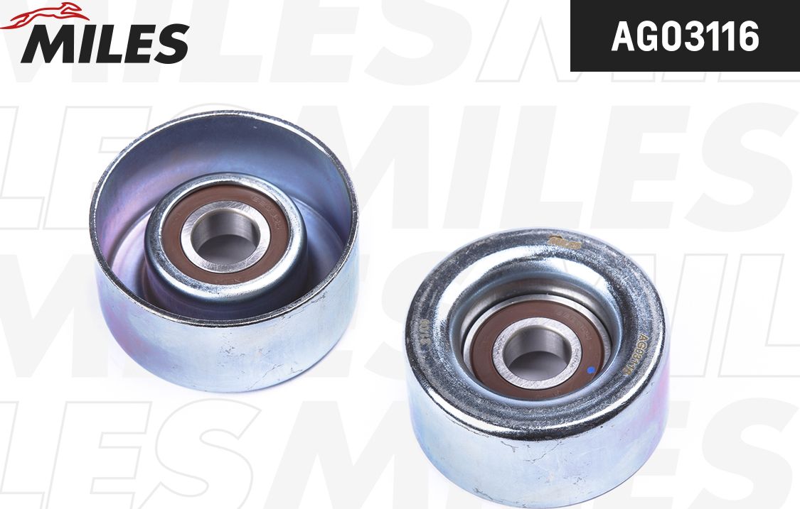Натяжной ролик (натяжитель) приводного ремня Miles. Артикул AG03116