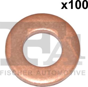 Шайба тепловой защиты, система впрыска FA1 (медь). Артикул 107.283.100