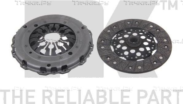 Сцепление (комплект) NK 2 in 1 kit (For Dual Mass Flywheel) для Volkswagen Transporter T4 1995-2003. Артикул 134799
