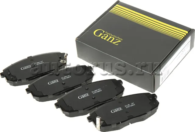 Колодки передние (Ganz). Артикул GIJ09187