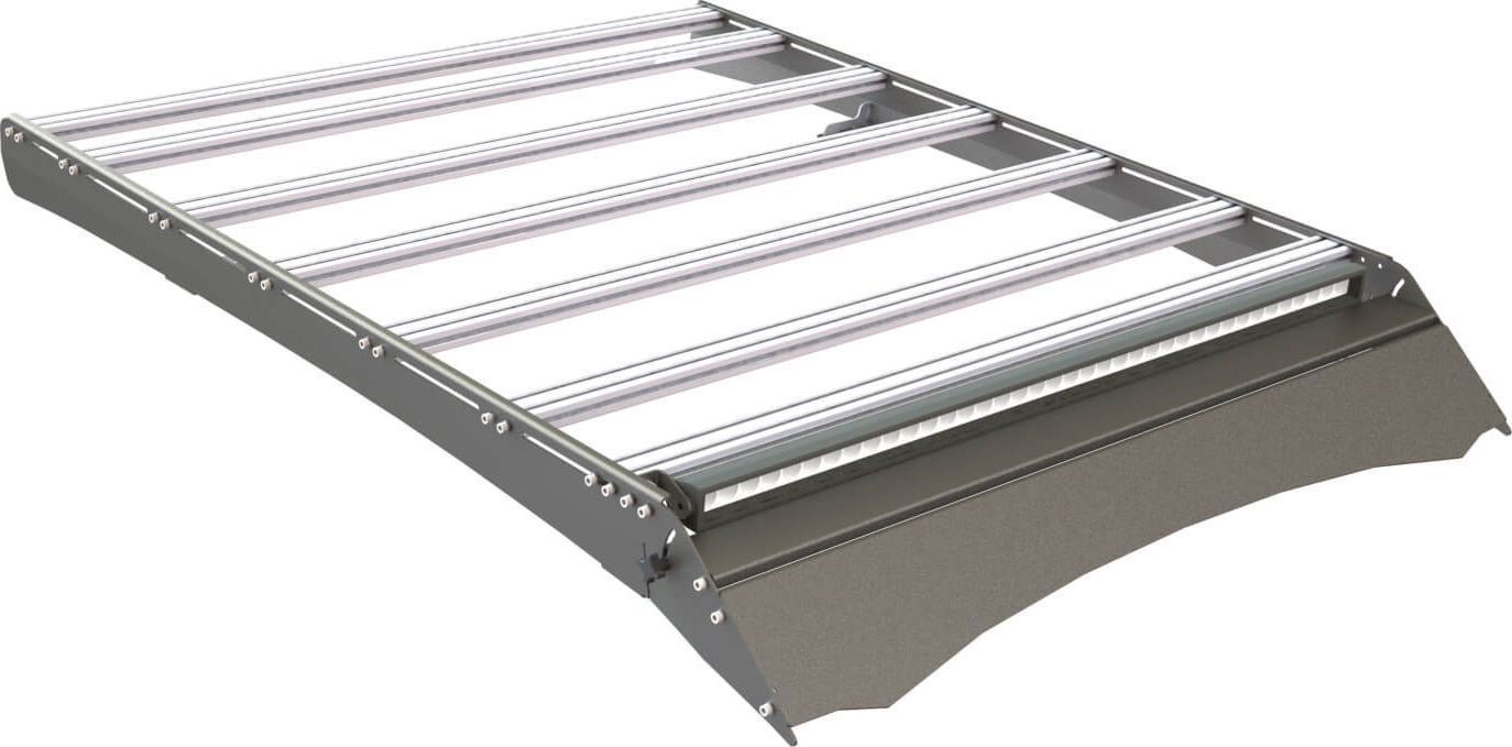 Экспедиционный багажник STC для Fiat Fullback I 2016-2020 шторка, дальний свет. Артикул STC-ML200/15-TR1-L1