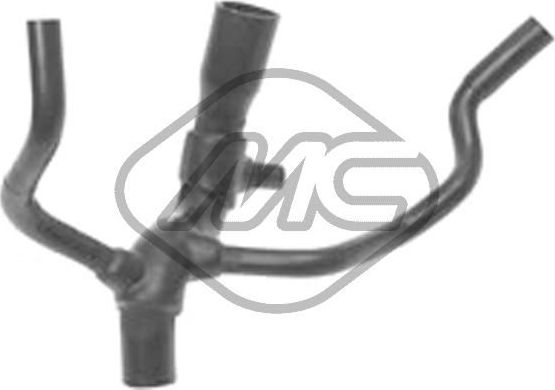 Патрубок радиатора (системы охлаждения) Metalcaucho нижний для Ford Mondeo II 1996-2000. Артикул 09290