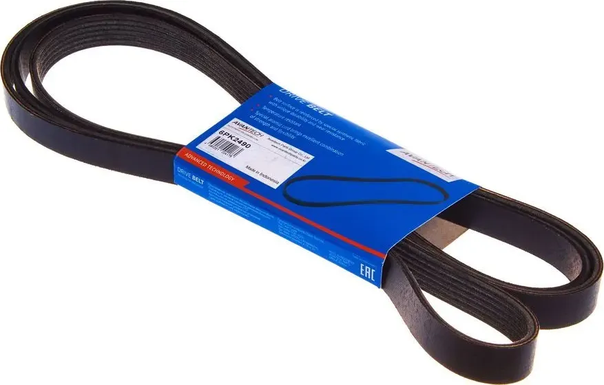 Ремень приводной (Avantech). Артикул 6PK2490