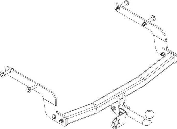 Фаркоп AvtoS для Renault Arkana 2019-2026. Артикул RN 16