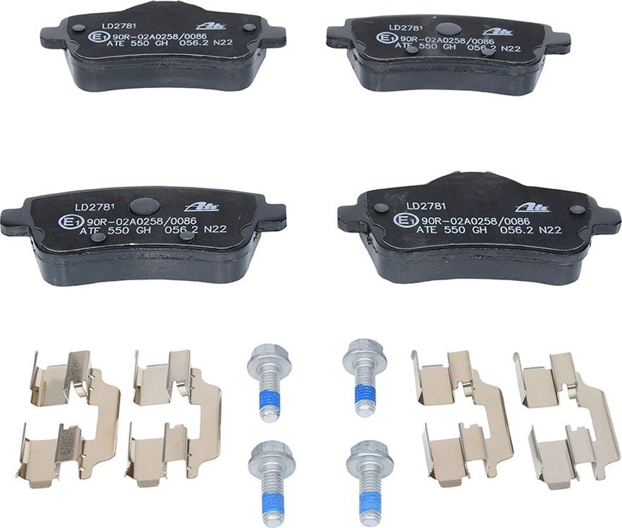 Тормозные колодки ATE Ceramic. Артикул 13.0470-2781.2