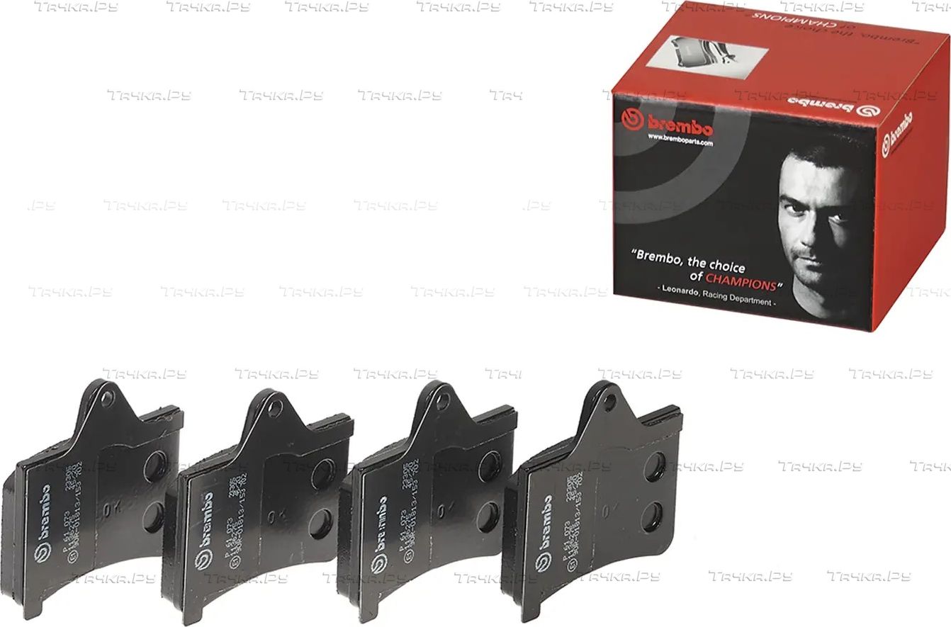 Тормозные колодки Brembo задние для Citroen C5 II 2008-2017. Артикул P 61 073