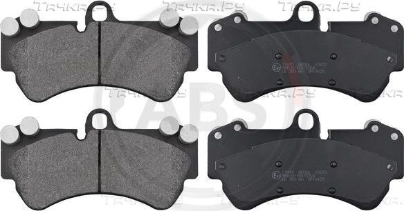 Тормозные колодки ABS передние для Porsche Cayenne I (955) 2002-2010. Артикул 37445