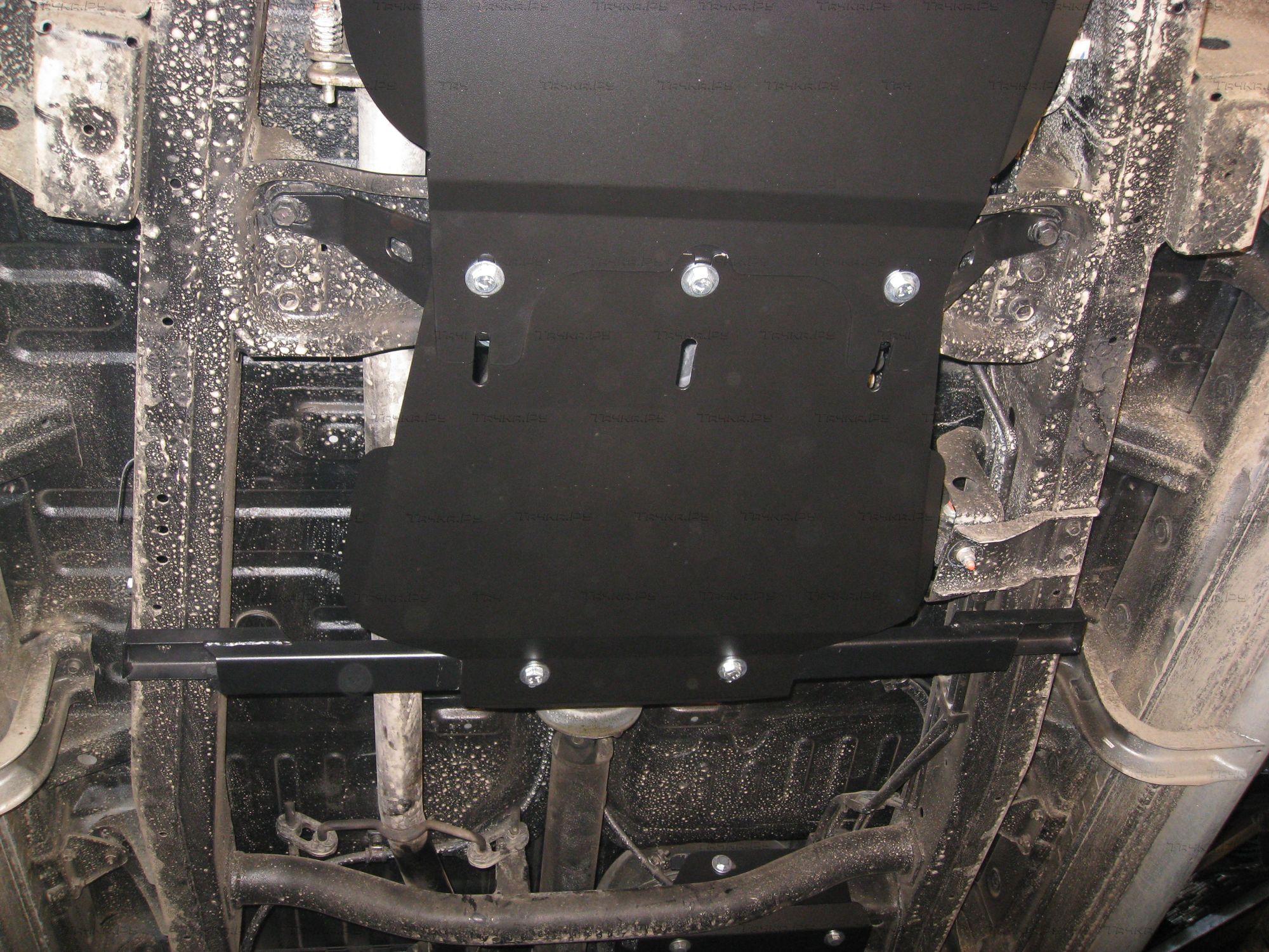 Защита Alfeco для раздатки (часть 2) Mitsubishi L200 IV 2006-2015. Артикул ALF.14.09.2 st