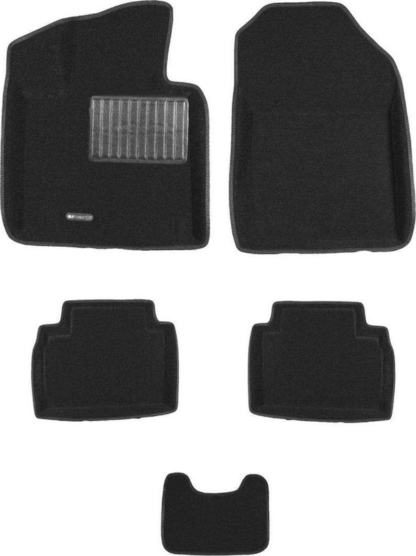 Коврики текстильные Euromat 3D Business для салона Hyundai Tucson IV 2021-2026. Артикул EMC3D-002711