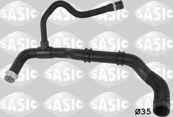 Патрубок радиатора (системы охлаждения) Sasic. Артикул 3400215