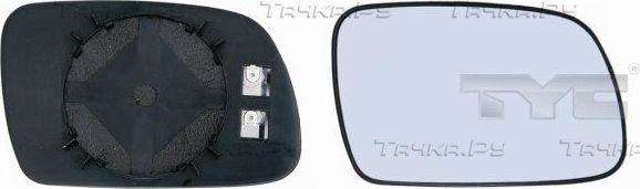 Зеркальное стекло бокового зеркала TYC. Артикул 326-0081-1