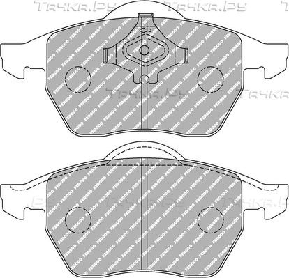 Тормозные колодки FERODO RACING DS2500 для SEAT Exeo 2008-2013. Артикул FCP1323H