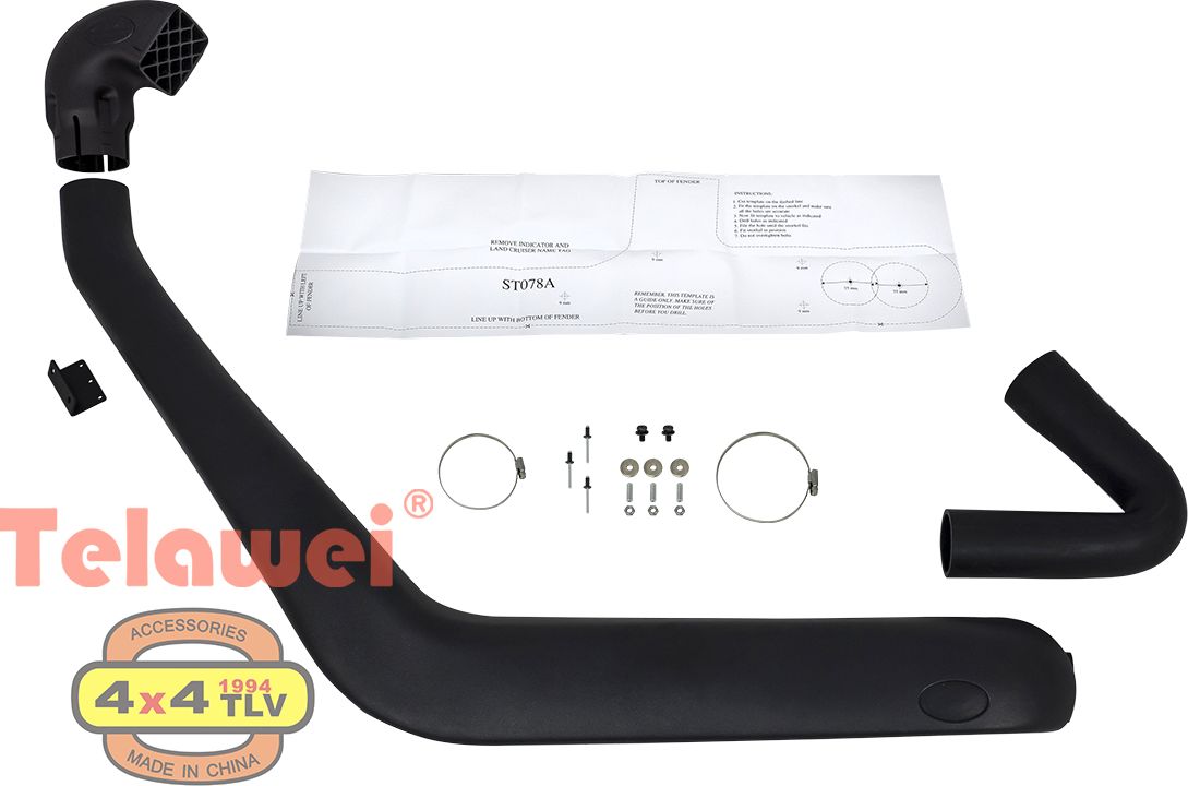 Шноркель Telawei для Toyota Land Cruiser 78 (4.2D) (1HZ) 1985-2007. Артикул ST078A