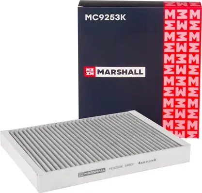 Фильтр салонный угольный Volvo S60 II 10- / S80 II 06- / V70 II-III 07-/ XC60 08- () (Marshall). Артикул MC9253K