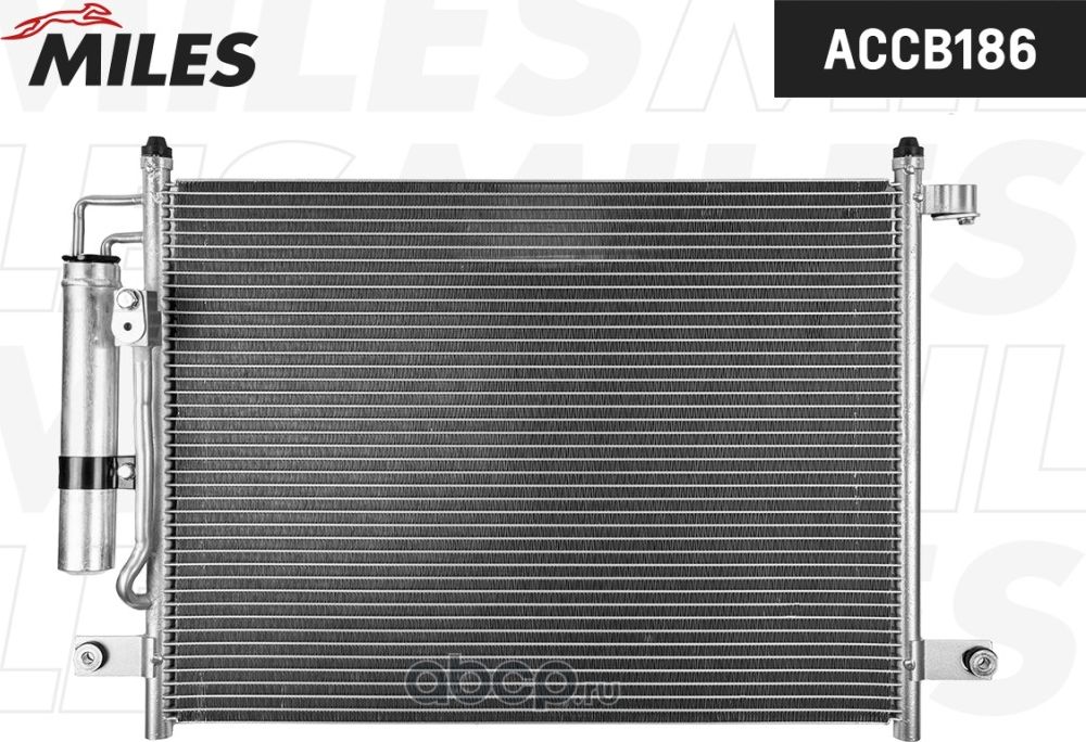 Конденсер CHEVROLET AVEO 1.2 03- (Miles). Артикул accb186