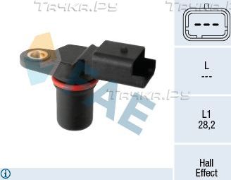 Датчик положения распредвала FAE для Renault Grand Scenic II 2004-2008. Артикул 79298