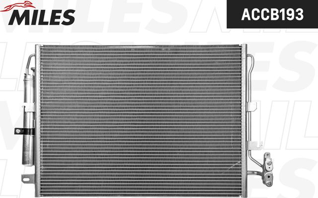 Радиатор кондиционера (конденсатор) Miles (алюминий). Артикул ACCB193