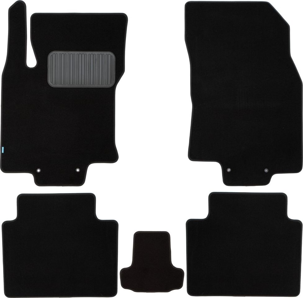 Коврики текстильные Klever Premium для салона Nissan X-Trail III рестайлинг 2017-2026. Артикул KLEVER05365422110kh