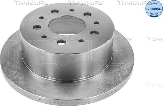 Тормозной диск Meyle Original задний для Peugeot Boxer III 2006-2026. Артикул 215 523 0027