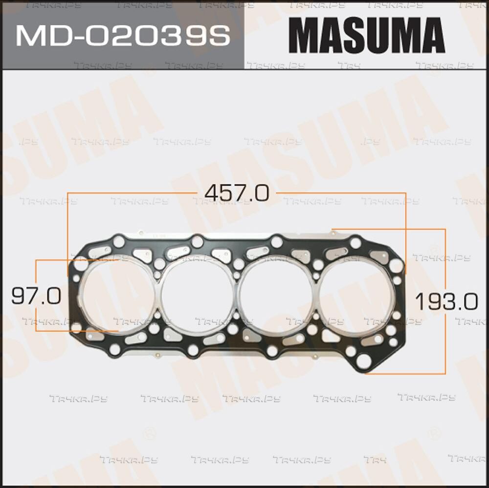 Прокладка ГБЦ Masuma для Nissan Terrano II 2002-2007. Артикул MD-02039S
