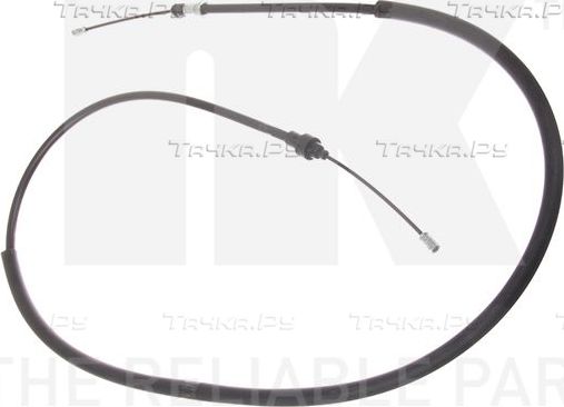 Трос ручника (тросик ручного тормоза) NK. Артикул 903782