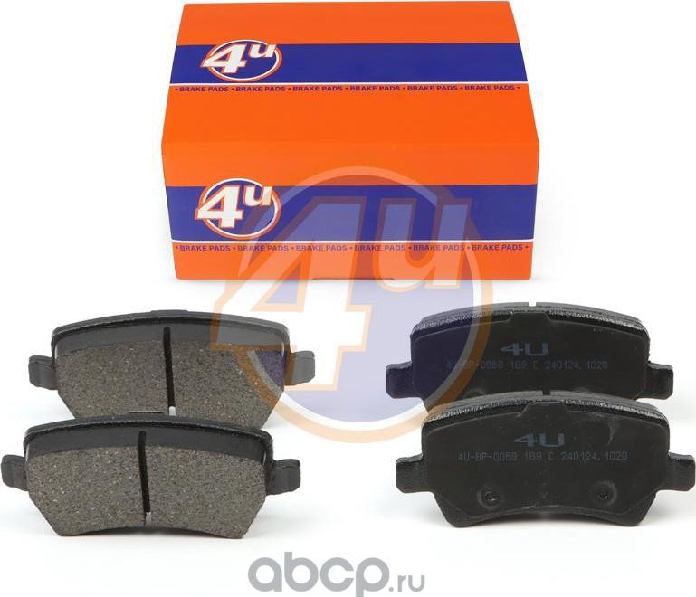 Колодки тормозные (4U). Артикул 4UBP0068