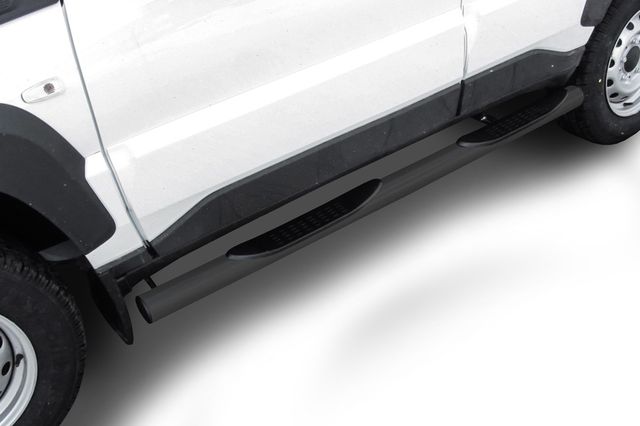 Пороги Slitkoff труба d76 с проступями для Lada Niva Travel 2020-2026 Серебристые. Артикул NivTR007S