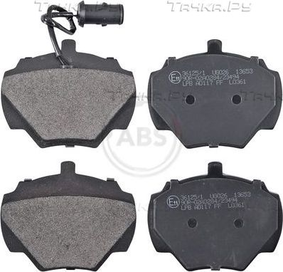 Тормозные колодки ABS задние для Land Rover Discovery I 1989-1998. Артикул 36125/1