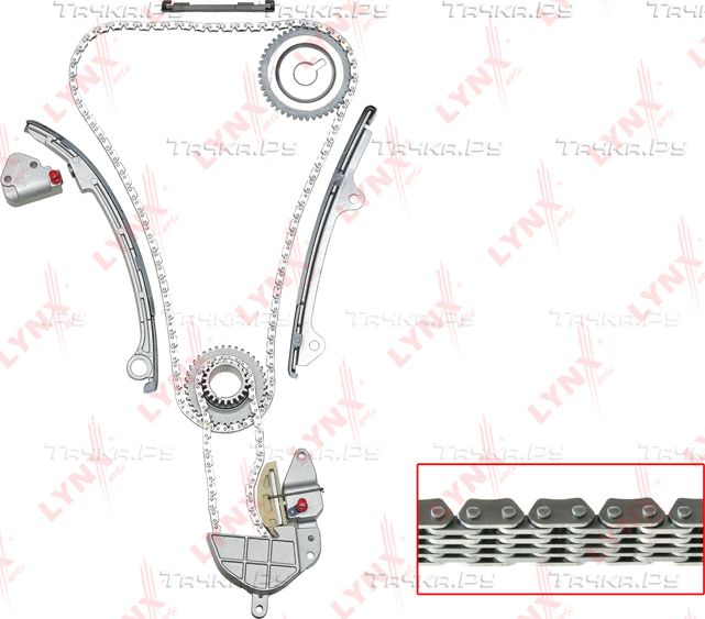 Цепь ГРМ LYNXauto для Nissan X-Trail T30 2001-2010. Артикул TK-0030