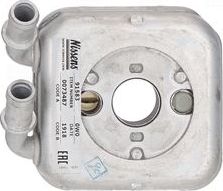 Радиатор масляный (маслоохладитель) для двигателя Nissens (алюминий). Артикул 91583