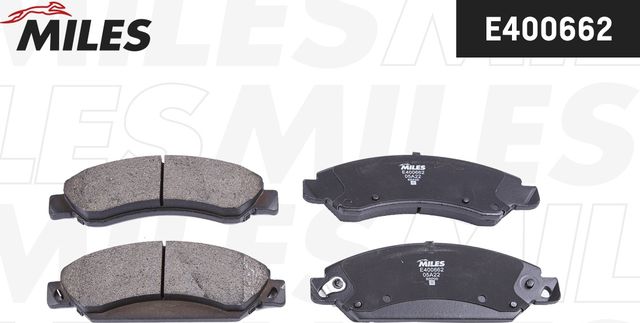 Тормозные колодки Miles для Cadillac Escalade IV 2014-2026. Артикул E400662