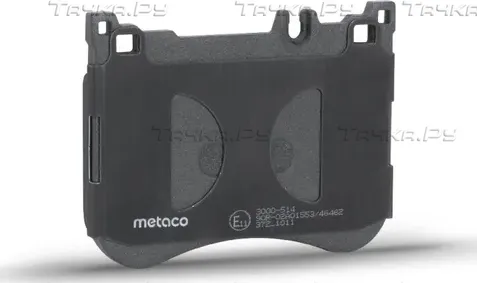 Колодки тормозные передние к-кт (Metaco). Артикул 3000514