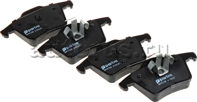 Колодки тормозные дисковые (Partra). Артикул BP6168