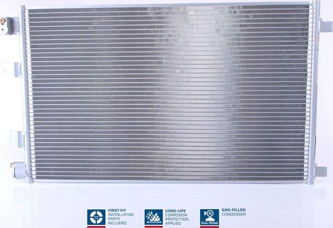 Радиатор кондиционера (конденсатор) Nissens (алюминий). Артикул 940402