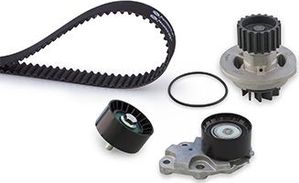 Помпа (водяной насос) с комплектом ремня ГРМ Gates PowerGrip® для Chevrolet Lacetti 2005-2013. Артикул KP15419XS-2