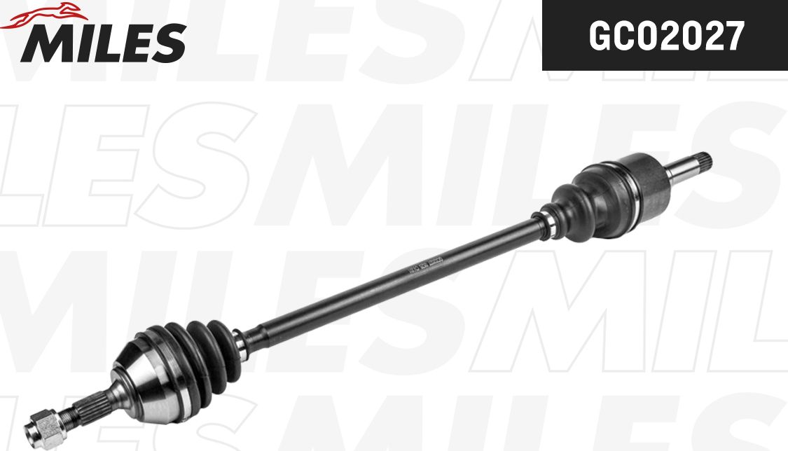 Полуось (привод в сборе, приводной вал) Miles. Артикул GC02027