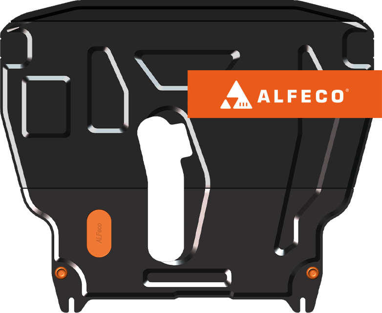 Защита Alfeco для картера и МКПП ZAZ Vida 2012-2016. Артикул ALF.46.01