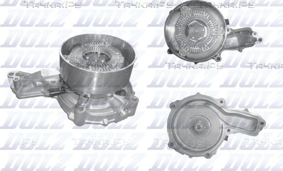Помпа (водяной насос) Dolz для Renault Kerax 2005-2009. Артикул R618