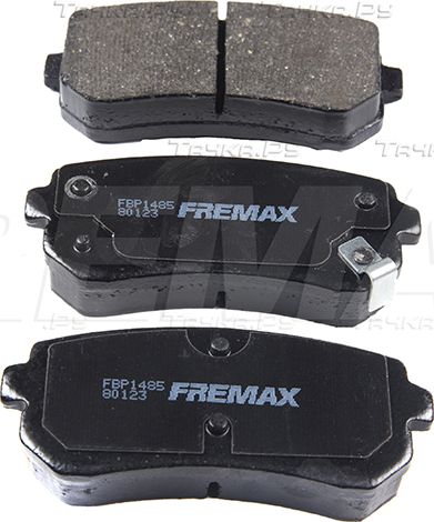 Тормозные колодки Fremax задние для Kia Cerato II 2009-2013. Артикул FBP-1485