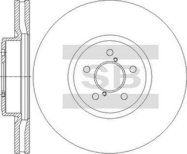 Тормозной диск Sangsin Hi-Q. Артикул SD4714