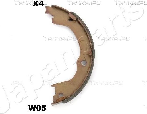 Тормозные колодки (стояночная тормозная система) Japanparts. Артикул GF-W05AF