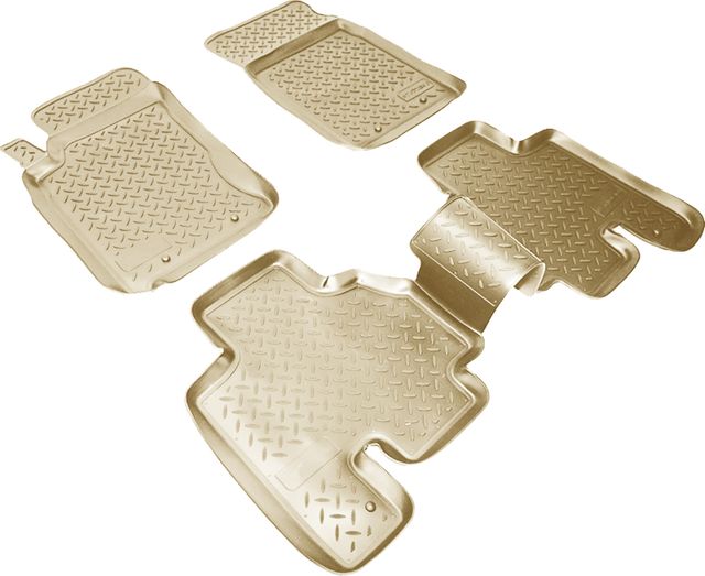 Коврики Норпласт для салона SsangYong Kyron 2006-2015 Бежевые. Артикул NPL-Po-83-17-B