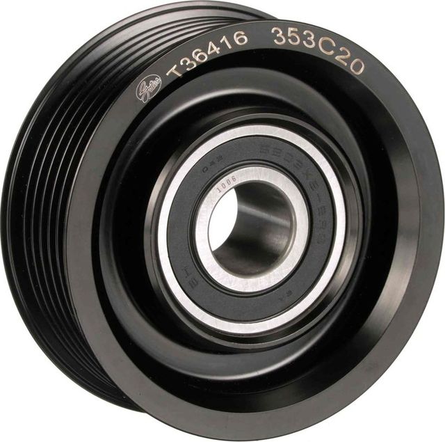 Направляющий (ведущий) ролик приводного поликлинового ремня Gates (полимерный материал). Артикул T36416