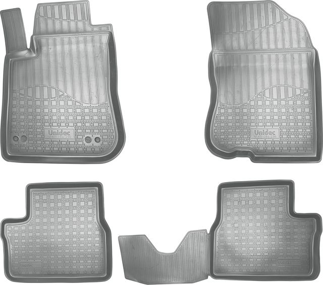 Коврики 3D Норпласт для салона Peugeot 2008 АКПП 2013-2019 СЕРЫЕ. Артикул NPA11-C64-230-G