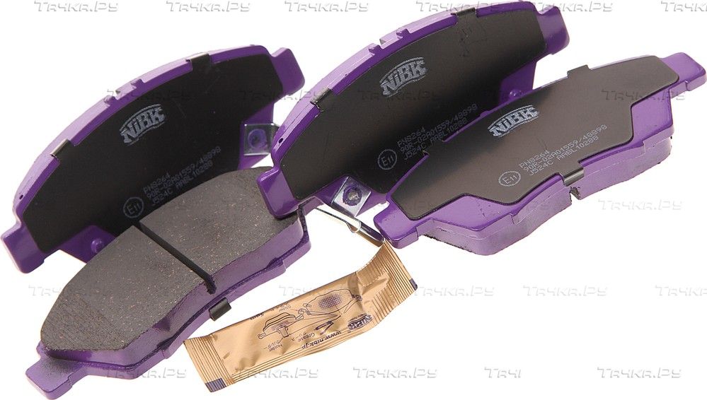 Тормозные колодки NiBK передние для Honda CR-X III 1992-1998. Артикул PN8264