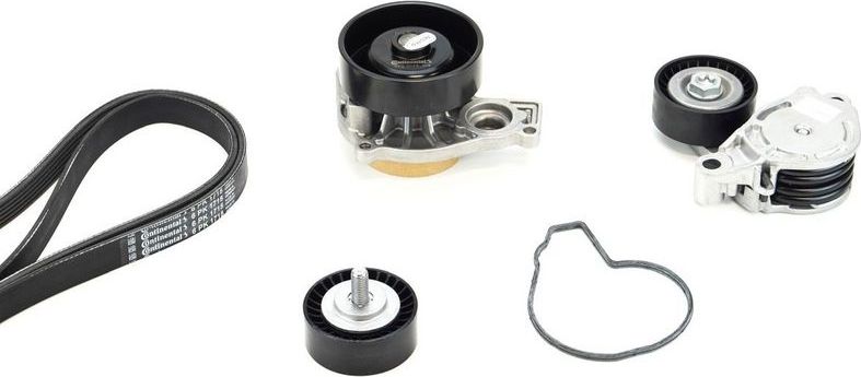 Комплект поликлинового ремня (с водяным насосом) BMW  X1 (F48) ContiTech. Артикул 6PK1715WP2